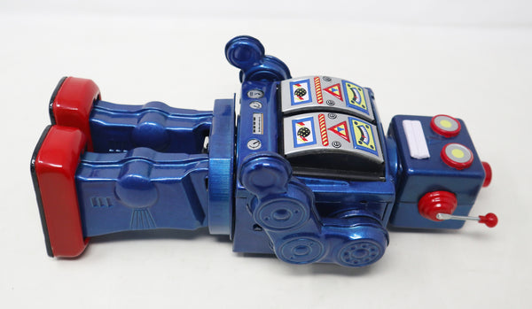 Vintage 1997 90s Schylling Robot 2000 The Millenium Robot 12" Shooting Walking Robot Toy Figure Boxed Rare Battery Operated Fully Working Retro