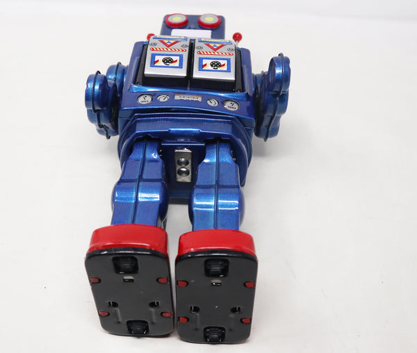 Vintage 1997 90s Schylling Robot 2000 The Millenium Robot 12" Shooting Walking Robot Toy Figure Boxed Rare Battery Operated Fully Working Retro