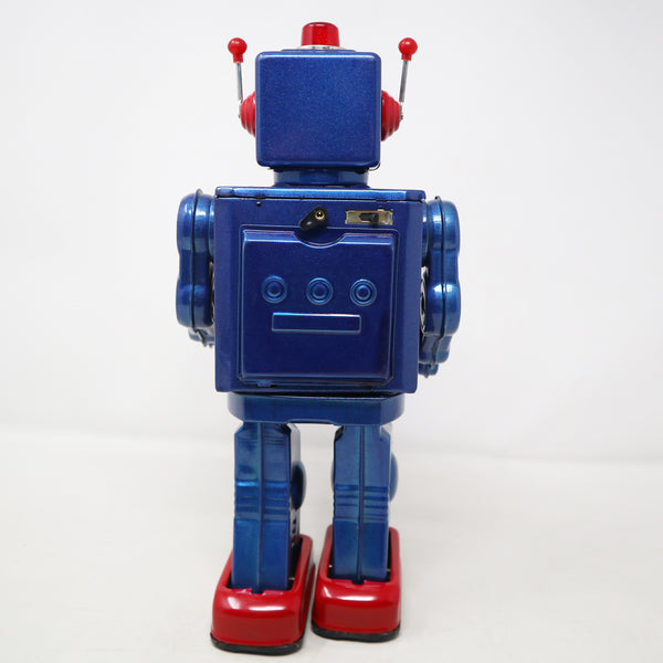 Vintage 1997 90s Schylling Robot 2000 The Millenium Robot 12" Shooting Walking Robot Toy Figure Boxed Rare Battery Operated Fully Working Retro