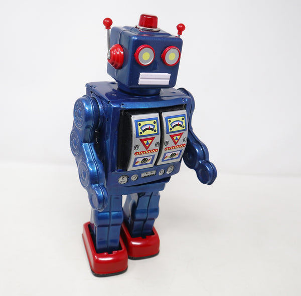 Vintage 1997 90s Schylling Robot 2000 The Millenium Robot 12" Shooting Walking Robot Toy Figure Boxed Rare Battery Operated Fully Working Retro