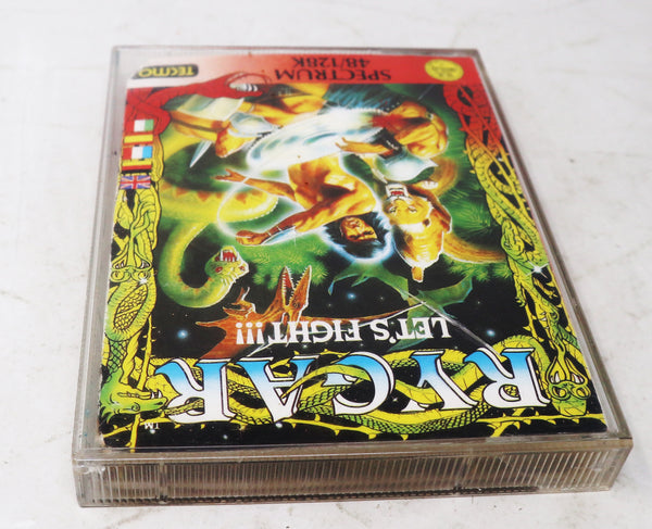 Vintage 1986 80s Spectrum 48K 128K U.S. Gold Techmo Rygar Cassette Tape Video Game Retro