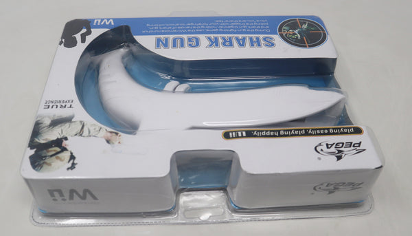 PEGA Shark Gun For Use With The Wii Remote Nunchuk For Playing Video Games Boxed MISB Sealed