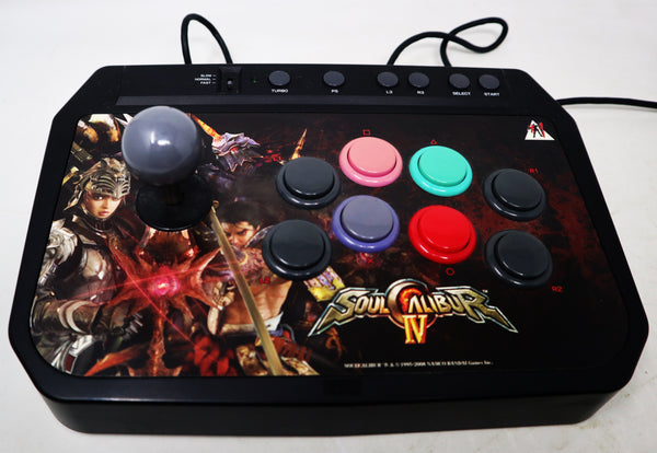 Vintage Sony Playstation 3 PS3 Hori Soul Calibur IV 4 Fighting Stick Arcade Fightstick Joystick Joypad Controller UHP3-40 Boxed Retro Gaming