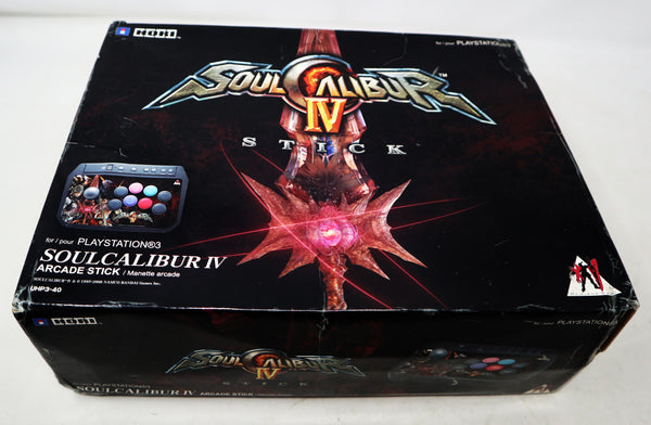 Vintage Sony Playstation 3 PS3 Hori Soul Calibur IV 4 Fighting Stick Arcade Fightstick Joystick Joypad Controller UHP3-40 Boxed Retro Gaming