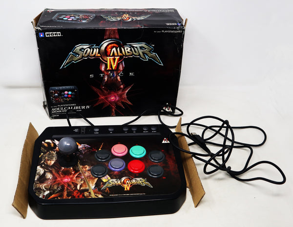 Vintage Sony Playstation 3 PS3 Hori Soul Calibur IV 4 Fighting Stick Arcade Fightstick Joystick Joypad Controller UHP3-40 Boxed Retro Gaming