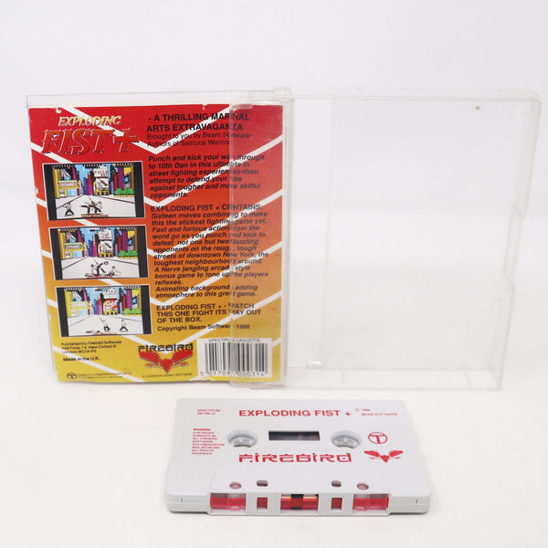 Vintage 1988 80s Spectrum Exploding Fist + Cassette Tape Video Game