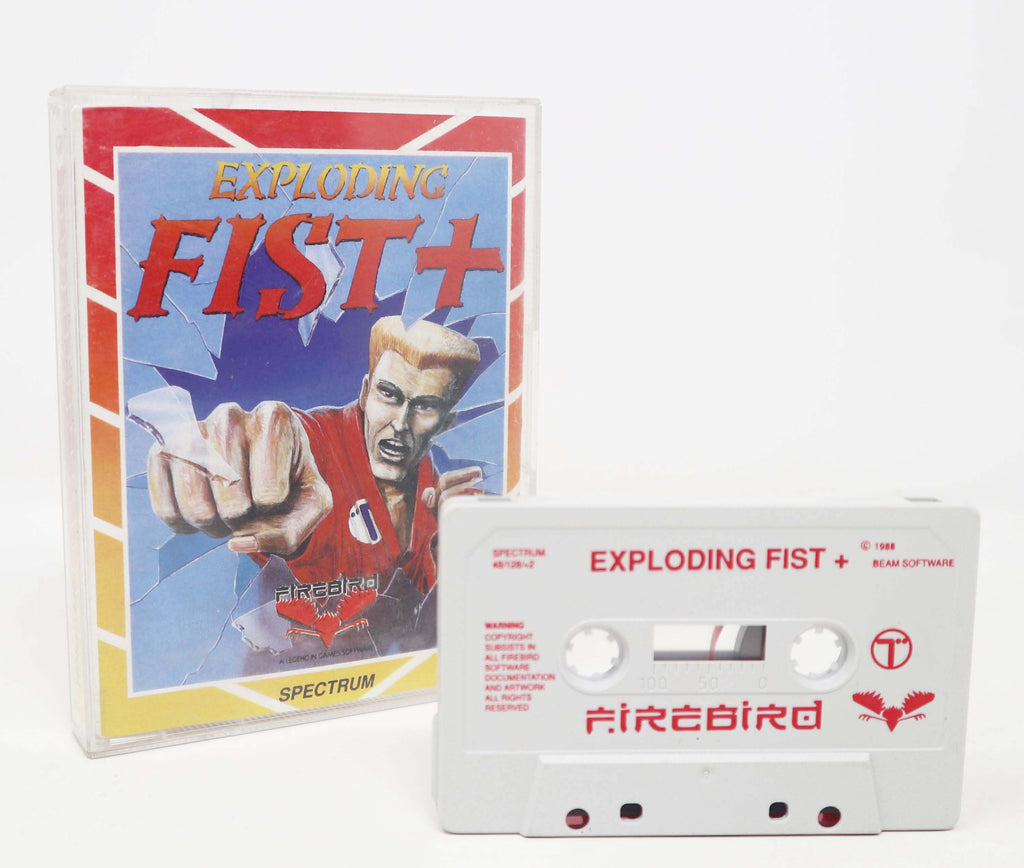 Vintage 1988 80s Spectrum Exploding Fist + Cassette Tape Video Game ...