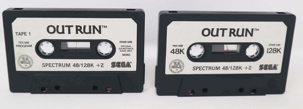 Vintage 1987 80s Spectrum 48K 128K +2 Sega Out Run Cassette Tape Video Game