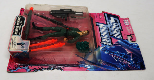 Vintage 1997 90s Galoob Toys Starship Troopers Bug Thrasher Carmen Ibanez 5.5" Action Figure With Firing Rocket Launcher No. 22934 MOC Carded Sealed Rare