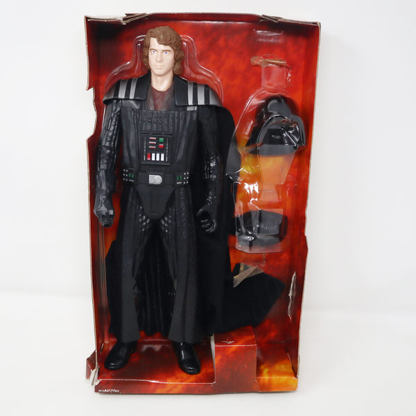 2013 Hasbro Star Wars Anakin Darth Vader Poseable Action Figure Boxed Working Movie Phrases Lightsaber Changes Colour