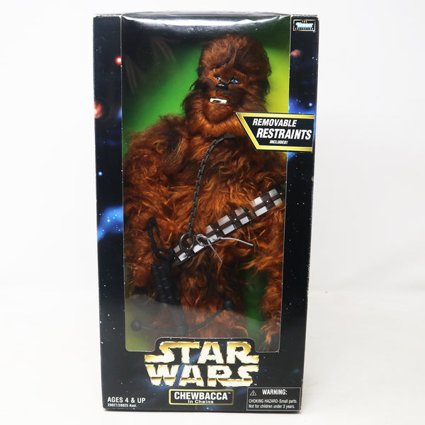 Vintage 1998 90s Hasbro Star Wars The Kenner Collection Chewbacca In Chains Fully Poseable 12" Action Figure Boxed Retro