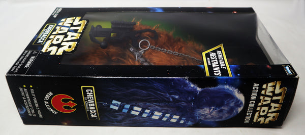 Vintage 1998 90s Hasbro Star Wars The Kenner Collection Chewbacca In Chains Fully Poseable 12" Action Figure Boxed Retro