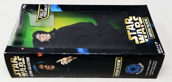 Vintage 1998 90s Kenner Hasbro Star Wars Action Collection Emperor Palpatine 12" Figure Boxed Rare Retro