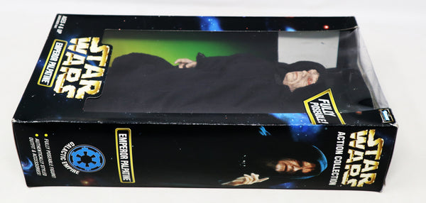 Vintage 1998 90s Kenner Hasbro Star Wars Action Collection Emperor Palpatine 12" Figure Boxed Rare Retro