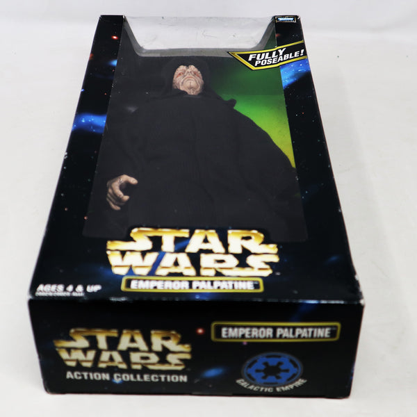 Vintage 1998 90s Kenner Hasbro Star Wars Action Collection Emperor Palpatine 12" Figure Boxed Rare Retro