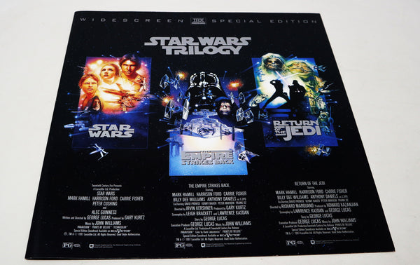 Vintage 1997 90s Star Wars Trilogy Special Edition Widescreen Laser Disc Laserdisc NTSC Set Boxed Rare