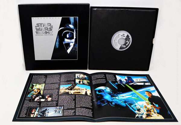 Vintage 1997 90s Star Wars Trilogy Special Edition Widescreen Laser Disc Laserdisc NTSC Set Boxed Rare