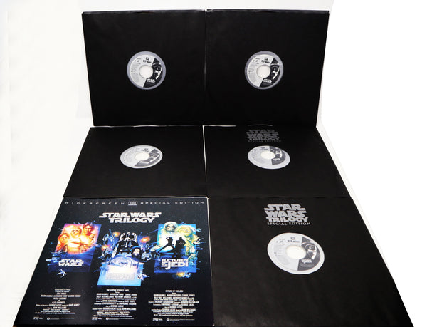 Vintage 1997 90s Star Wars Trilogy Special Edition Widescreen Laser Disc Laserdisc NTSC Set Boxed Rare