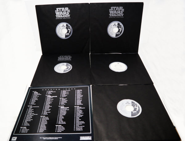 Vintage 1997 90s Star Wars Trilogy Special Edition Widescreen Laser Disc Laserdisc NTSC Set Boxed Rare