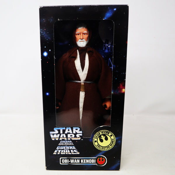 Vintage 1997 90s GiGi Tonka Kenner Star Wars Collector Series Obi-Wan Kenobi Fully Poseable 12" Action Figure Mint Boxed Sealed MISB Retro