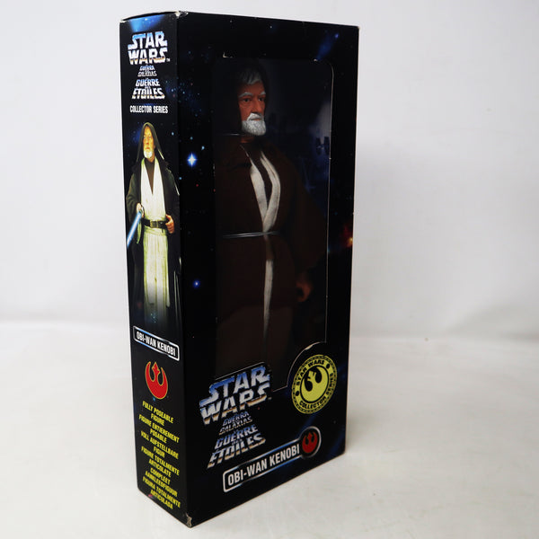 Vintage 1997 90s GiGi Tonka Kenner Star Wars Collector Series Obi-Wan Kenobi Fully Poseable 12" Action Figure Mint Boxed Sealed MISB Retro