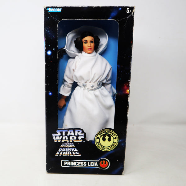 Vintage 1997 90s Hasbro Kenner Star Wars Collector Series Princess Leia Fully Poseable 12" Action Figure Boxed Retro