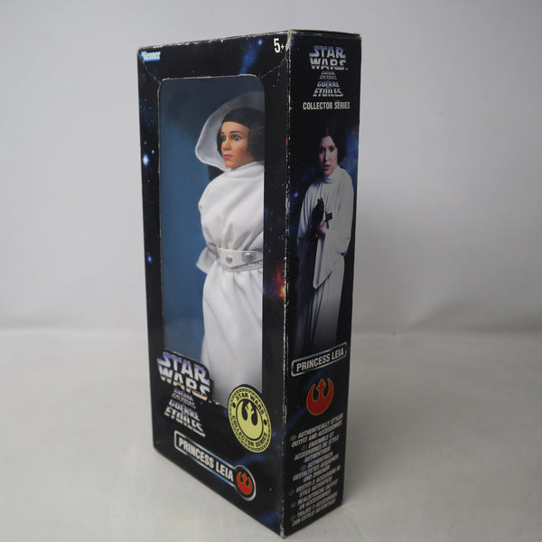 Vintage 1997 90s Hasbro Kenner Star Wars Collector Series Princess Leia Fully Poseable 12" Action Figure Boxed Retro