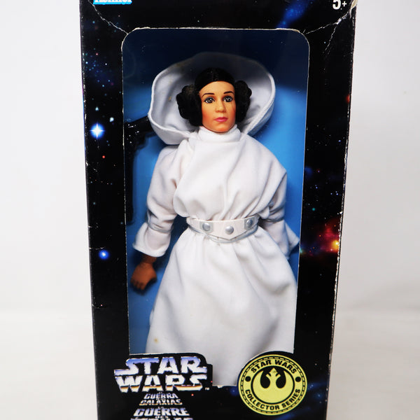 Vintage 1997 90s Hasbro Kenner Star Wars Collector Series Princess Leia Fully Poseable 12" Action Figure Boxed Retro