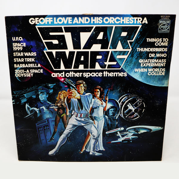 Vintage 1978 70s MFP Music For Pleasure Geoff Love And His Orchestra - Star Wars And Other Space Themes Compilation 12" LP Album Vinyl Record UK Version Stage & Screen