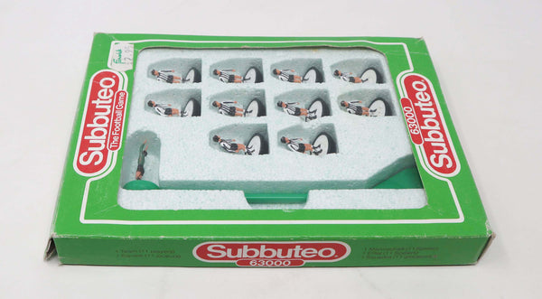 Vintage Subbuteo 63000 The Football Game Table Soccer Players Team Set Newcastle Dunfermline Paok 8 Boxed