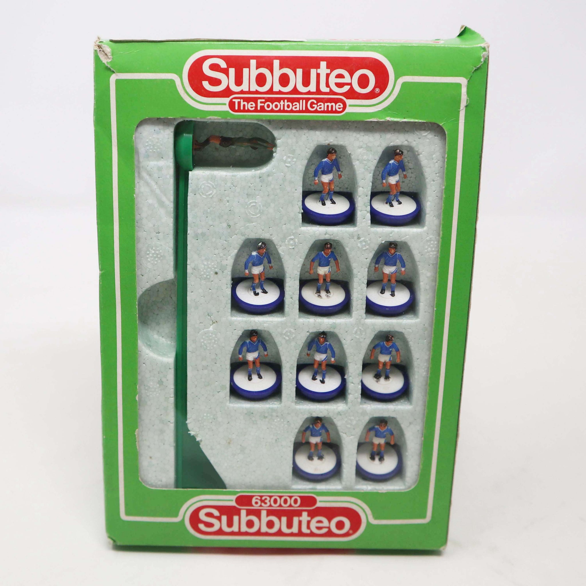 Vintage Subbuteo 63000 The Football Game Table Soccer Players Team Set Everton G43 Boxed