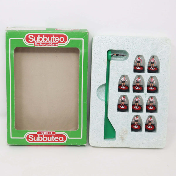 Vintage Subbuteo 63000 The Football Game Table Soccer Players Team Set Sunderland Atletico Bilbao 440 Boxed