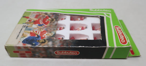 Vintage Subbuteo 63000 The Football Game Table Soccer Players Team Set Nottingham Forrest 685 Boxed Retro