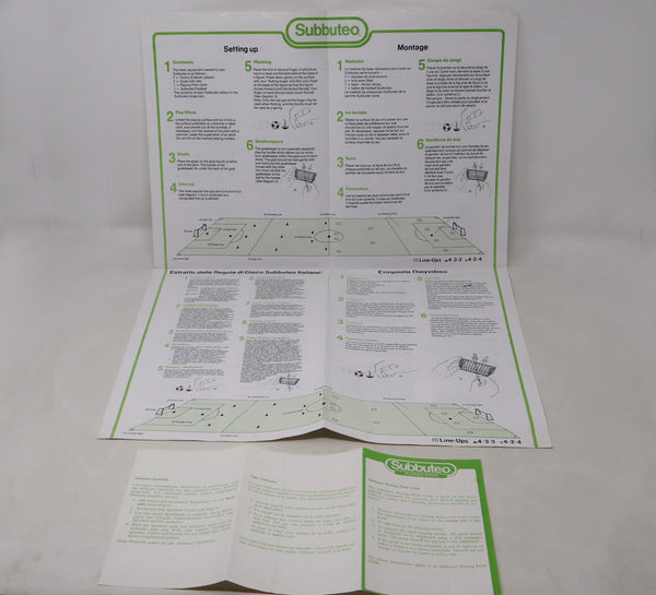 Vintage Subbuteo The Football Game Table Soccer Set 60140 Boxed Retro Rare