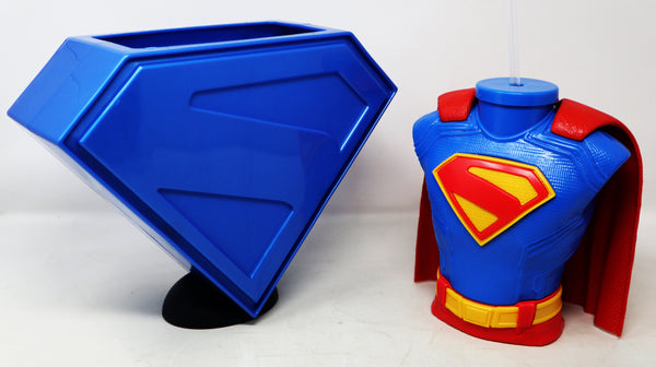 Odeon DC Superman 2025 Movie Film Souvenir Caped Cup Popcorn Bucket Lot Bundle