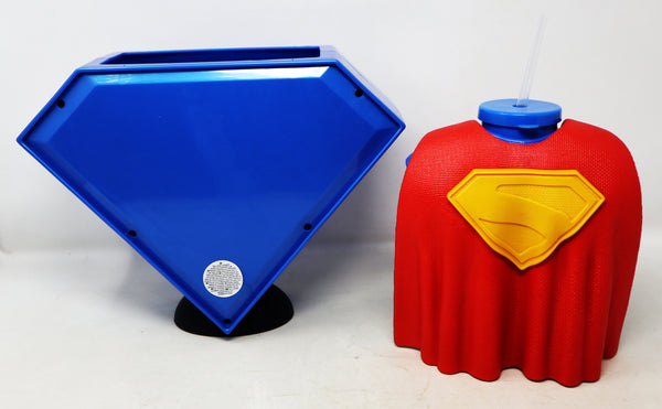 Odeon DC Superman 2025 Movie Film Souvenir Caped Cup Popcorn Bucket Lot Bundle