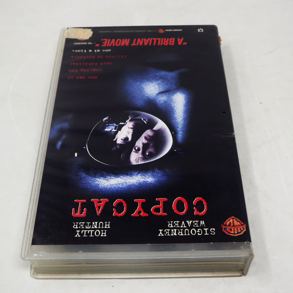 Vintage 1996 90s Sigouney Weaver Holly Hunter Copycat VHS Video Home System Tape Rare Big Box Blockbuster Ex-Rental PAL Version Thriller