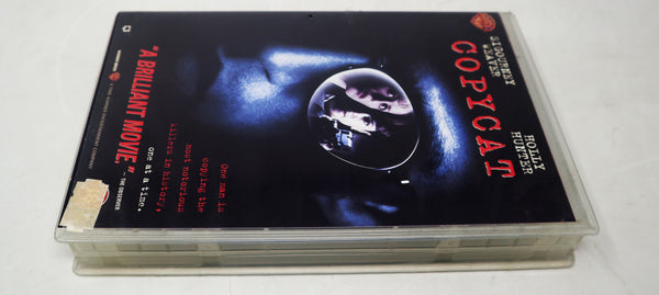 Vintage 1996 90s Sigouney Weaver Holly Hunter Copycat VHS Video Home System Tape Rare Big Box Blockbuster Ex-Rental PAL Version Thriller