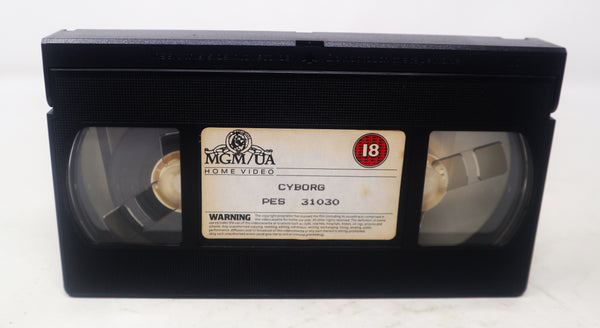 Vintage 1991 90s Warner Home Video Cyborg Pal VHS (Video Home System) Tape Jean-Claude Van Damme JCVD Retro