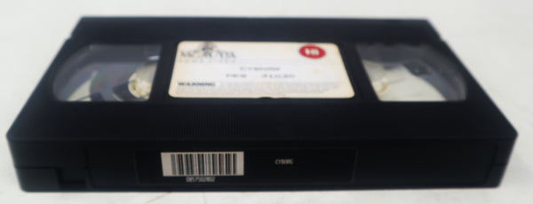 Vintage 1991 90s Warner Home Video Cyborg Pal VHS (Video Home System) Tape Jean-Claude Van Damme JCVD Retro