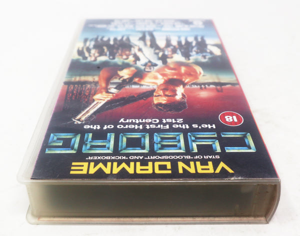 Vintage 1991 90s Warner Home Video Cyborg Pal VHS (Video Home System) Tape Jean-Claude Van Damme JCVD Retro