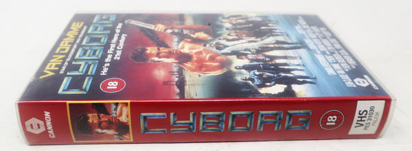 Vintage 1991 90s Warner Home Video Cyborg Pal VHS (Video Home System) Tape Jean-Claude Van Damme JCVD Retro