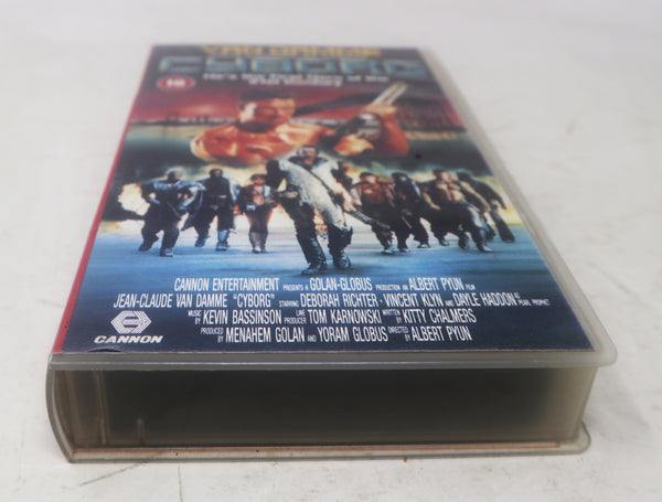 Vintage 1991 90s Warner Home Video Cyborg Pal VHS (Video Home System) Tape Jean-Claude Van Damme JCVD Retro