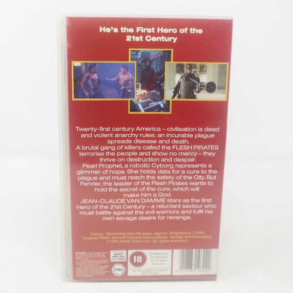 Vintage 1991 90s Warner Home Video Cyborg Pal VHS (Video Home System) Tape Jean-Claude Van Damme JCVD Retro