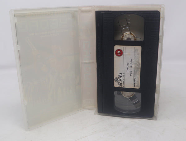 Vintage 1991 90s Warner Home Video Cyborg Pal VHS (Video Home System) Tape Jean-Claude Van Damme JCVD Retro