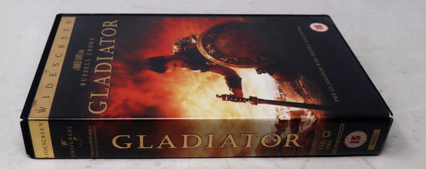 Vintage 2000 Universal Pictures Dreamworks Gladiator Widescreen Pal VHS (Video Home System) Tape Ridley Scott Russell Crowe