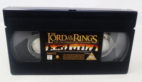 Vintage 2001 New Line Cinema The Lord Of The Rings The Fellowship Of The Ring Pal VHS (Video Home System) Tape Retro