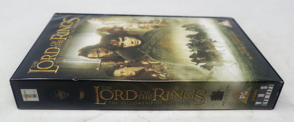 Vintage 2001 New Line Cinema The Lord Of The Rings The Fellowship Of The Ring Pal VHS (Video Home System) Tape Retro