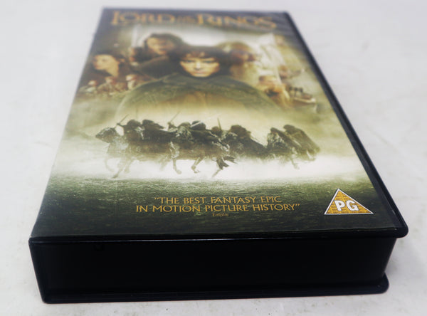 Vintage 2001 New Line Cinema The Lord Of The Rings The Fellowship Of The Ring Pal VHS (Video Home System) Tape Retro