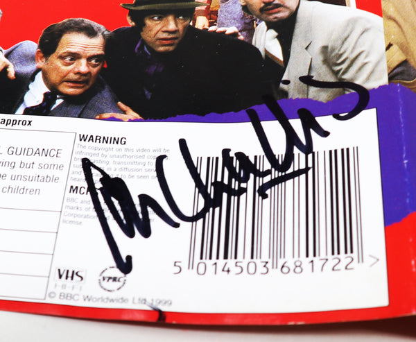 Vintage 1999 90s BBC The Complete Only Fools And Horses Series 6 PAL VHS (Video Home System) Tape Signed By Sue Holderness (Marlene) John Challis (Boycie) + Unknown ? Cast Member Rare Retro